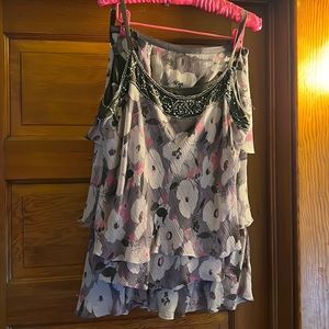 Context floral skirt set